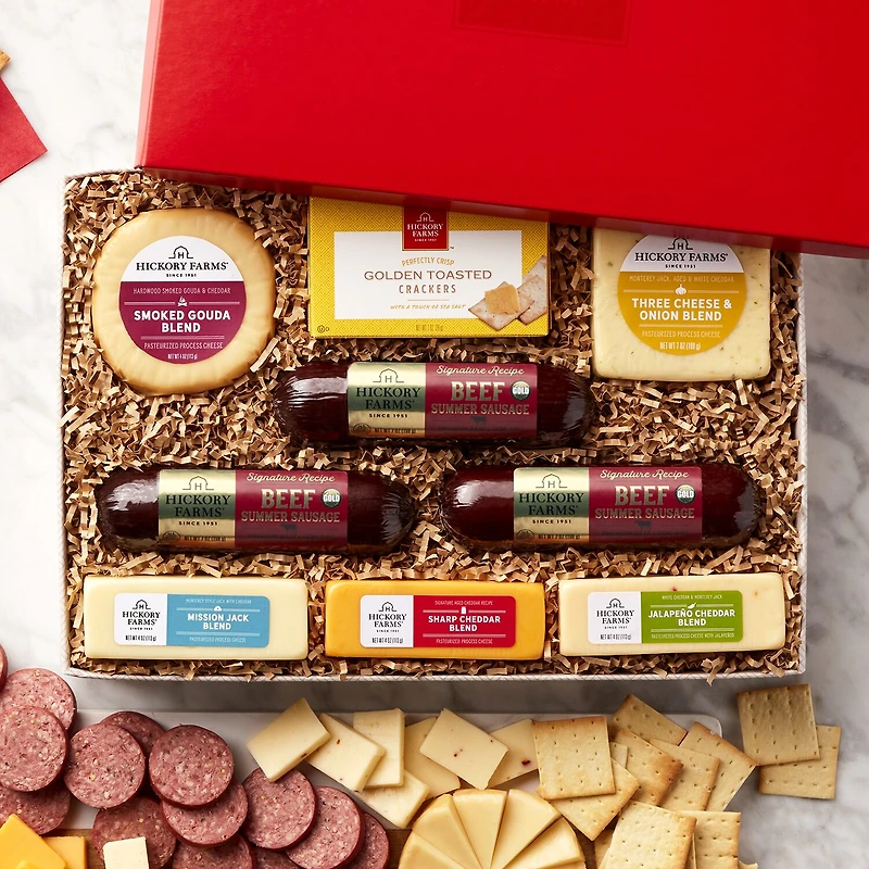 Hickory Farms Hearty Selection Gift Box Set