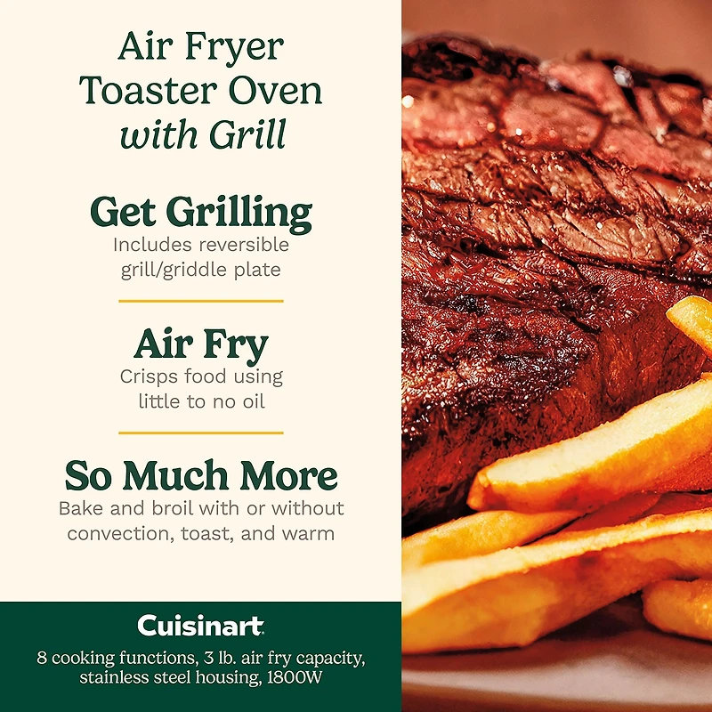 Cuisinart® TOA-70NAS Air Fryer Toaster Oven with Grill