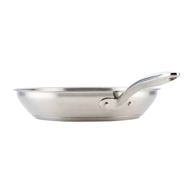 Rachael Ray Stainless Steel 12.5" Skillet