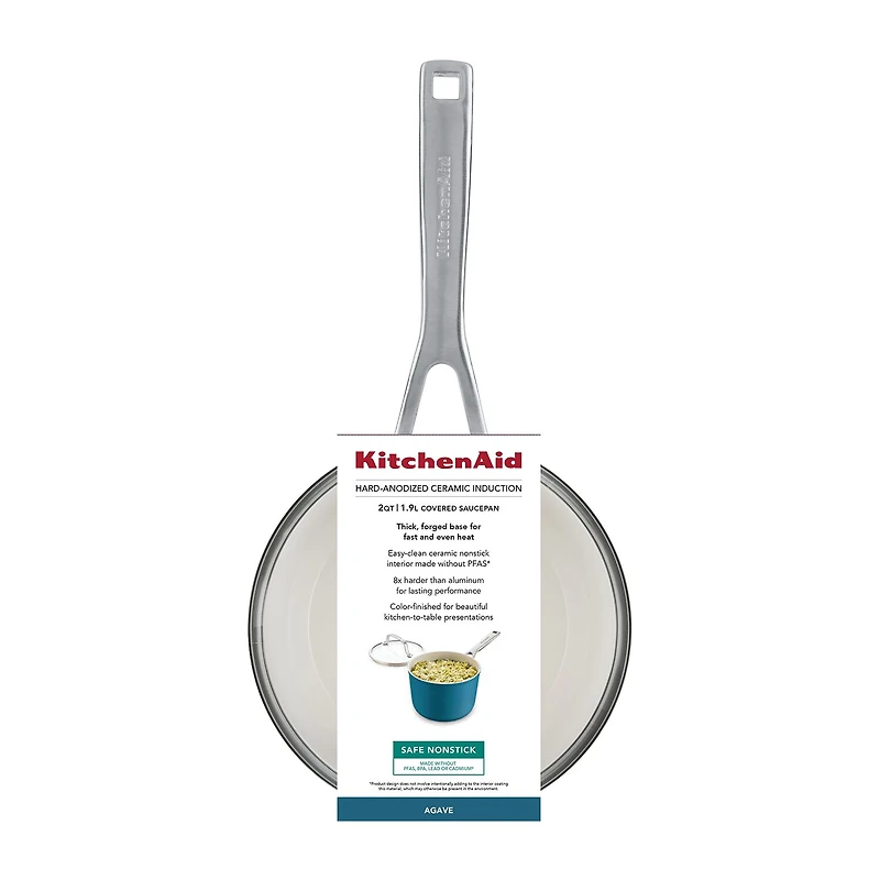 KitchenAid Hard Anodized 2-qt. Covered Sauce Pan