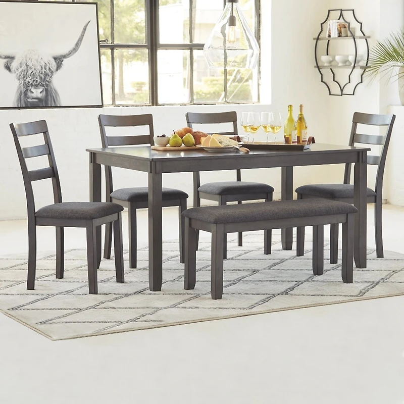 Signature Design by Ashley® Brisben 6-pc. Rectangular Dining Set