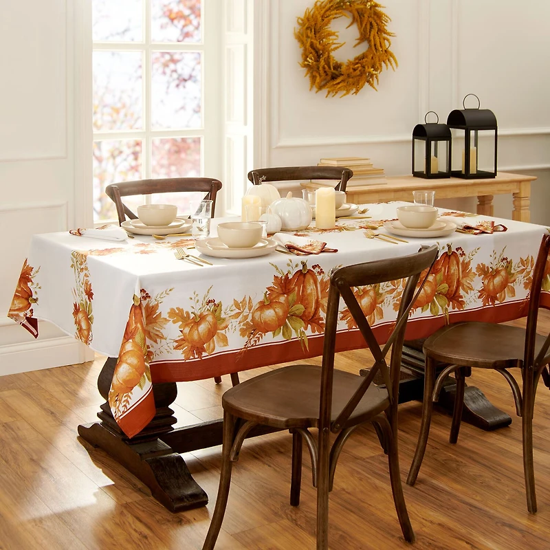 Elrene Home Fashions Autumn Grove 52x70 Tablecloth