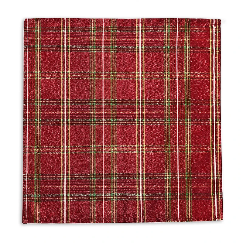 Elrene Home Fashions Shimmering Plaid Set 4-pc. Napkins