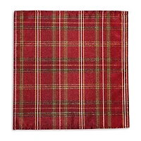 Elrene Home Fashions Shimmering Plaid Set 4-pc. Napkins