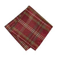 Elrene Home Fashions Shimmering Plaid Set 4-pc. Napkins