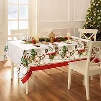 Elrene Home Fashions Snmn Wntrld 60x84 Tablecloth