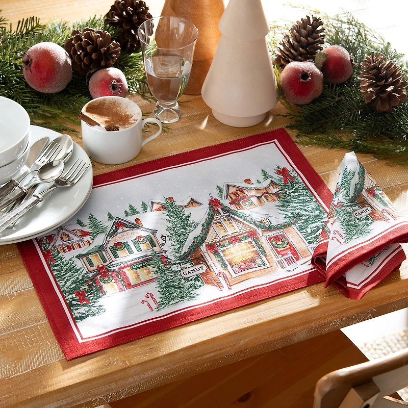 Elrene Home Fashions Stybk Christmas Set 4-pc. Placemat