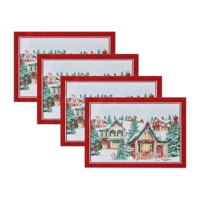 Elrene Home Fashions Stybk Christmas Set 4-pc. Placemat