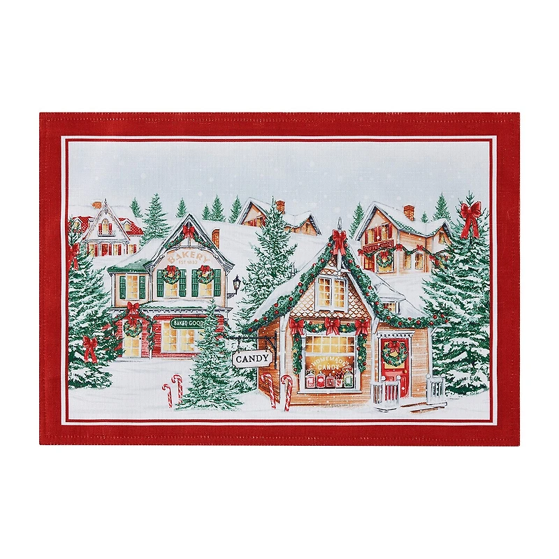 Elrene Home Fashions Stybk Christmas Set 4-pc. Placemat