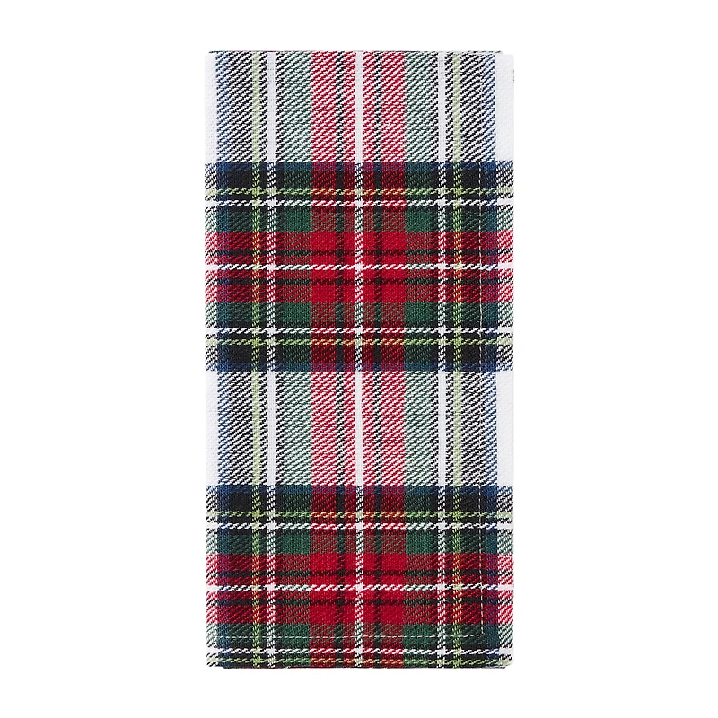 Threadmade Christmas Plaid Set 8-pc. Napkins