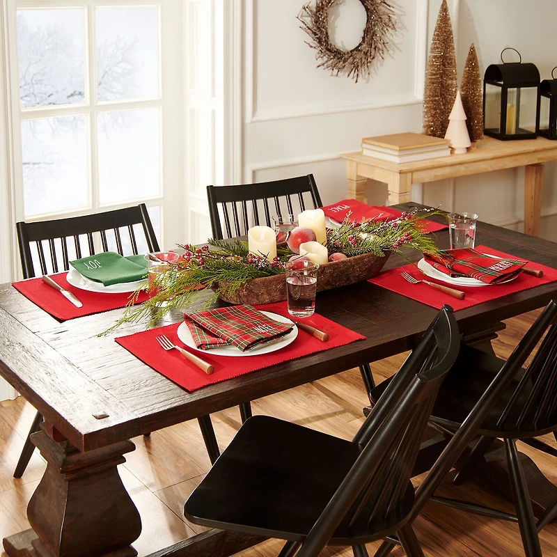 Elrene Home Fashions Holiday Sentiment Value 8-pc. Table Linen Set