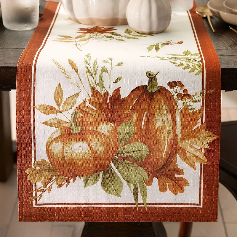 Elrene Home Fashions Autumn Grove Table Runner