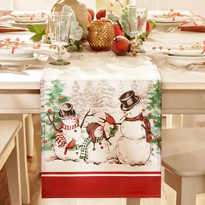 Elrene Home Fashions Snmn Wntrld Table Runner