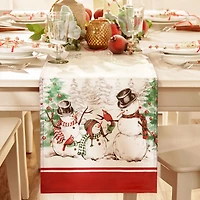 Elrene Home Fashions Snmn Wntrld Table Runner