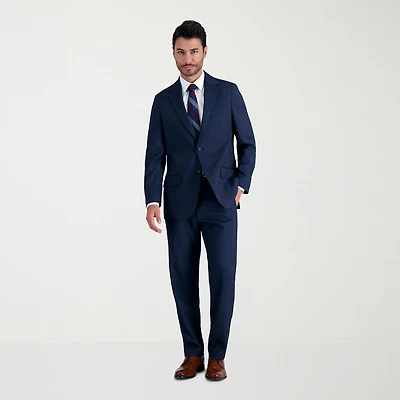 Haggar JMH Tailored Prominent Twill Mens Stretch Fabric Modern Fit Flat Front Suit Pant