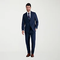 Haggar JMH Tailored Prominent Twill Mens Stretch Fabric Modern Fit Flat Front Suit Pant