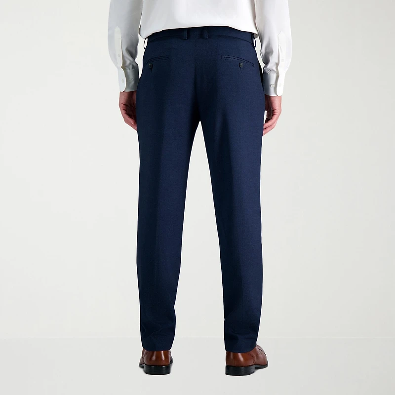 Haggar JMH Tailored Prominent Twill Mens Stretch Fabric Modern Fit Flat Front Suit Pant