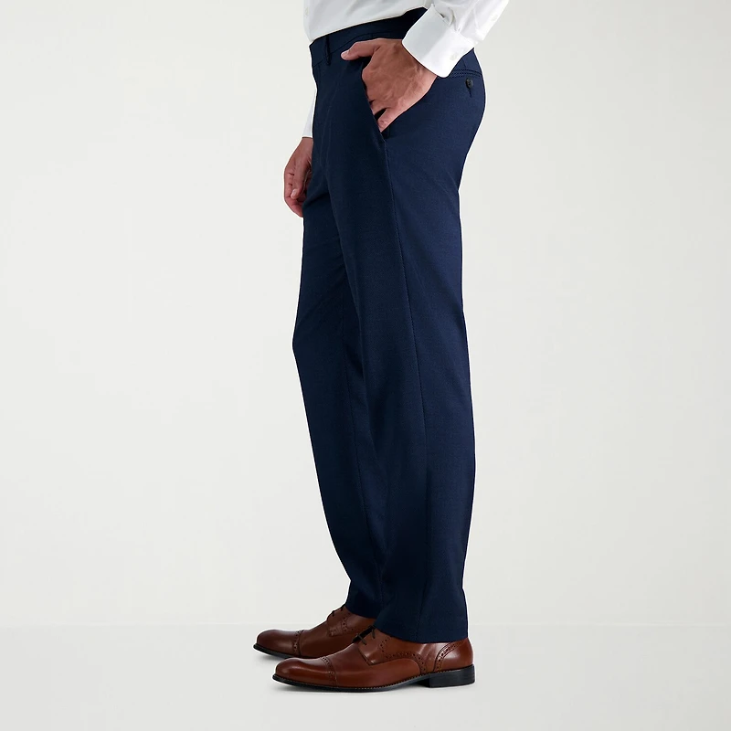 Haggar JMH Tailored Prominent Twill Mens Stretch Fabric Modern Fit Flat Front Suit Pant