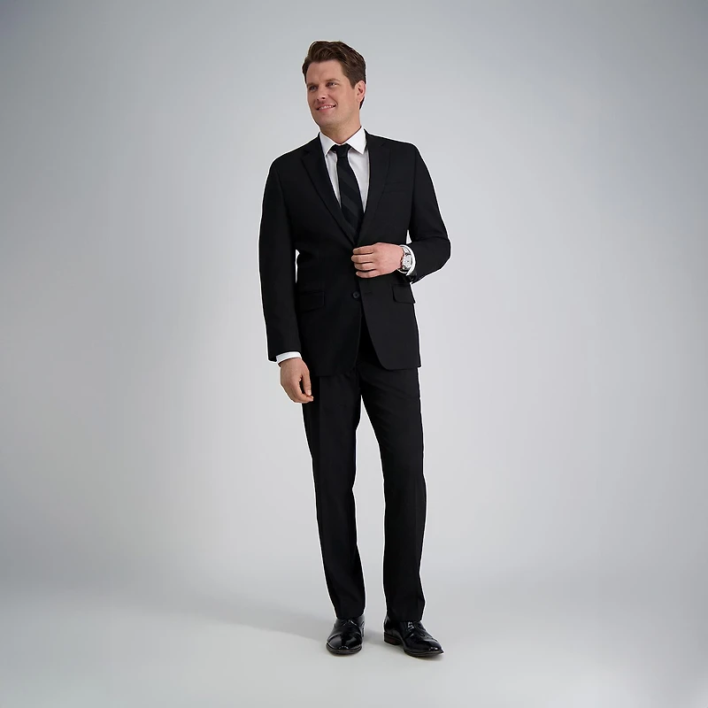 Haggar JMH Tailored Premium Stretch Mens Fabric Modern Fit Flat Front Suit Pant