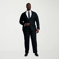 Haggar Smart Wash With Repreve Mens Big and Tall Classic Fit Flat Front Suit Pant
