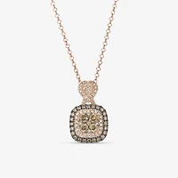 Le Vian® Pendant featuring Chocolate Diamonds® Nude Diamonds™ set in 14K Strawberry Gold®