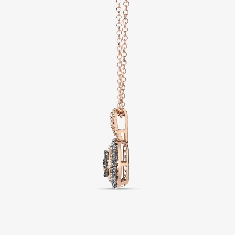 Le Vian® Pendant featuring Chocolate Diamonds® Nude Diamonds™ set in 14K Strawberry Gold®