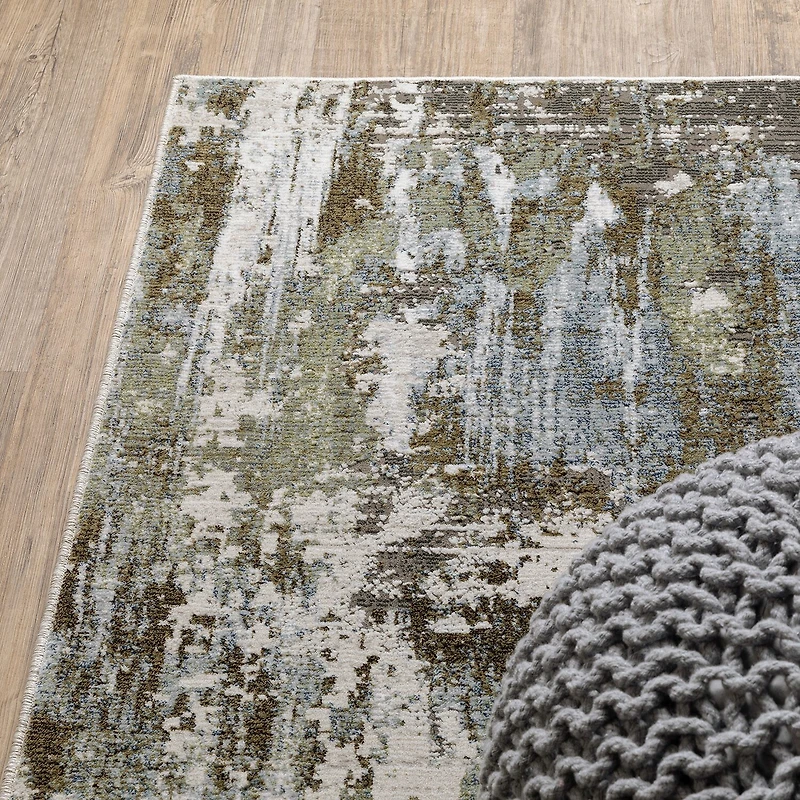 Covington Home Caracas Distressed Abstract 27"X90" Indoor Rectangular Runner