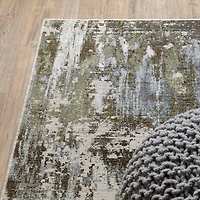 Covington Home Caracas Distressed Abstract 27"X90" Indoor Rectangular Runner