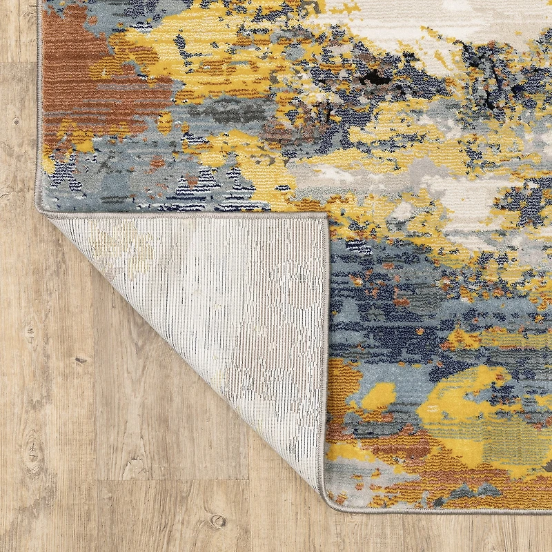 Covington Home Caracas Abstract Patina 27"X90" Indoor Rectangular Runner