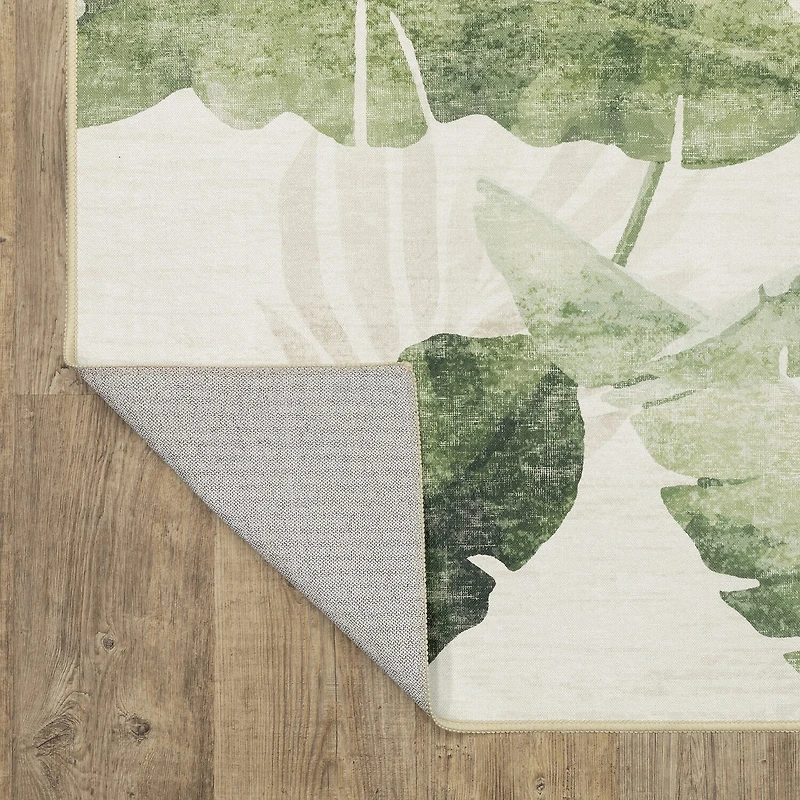 Covington Home Florentina Tropical Palm Indoor Outdoor Rectangular Area Rug