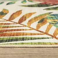 Covington Home Florentina Tropical Floral 42"X66" Indoor Outdoor Rectangular Runner