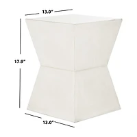Lotem Curved Square Top Accent Table