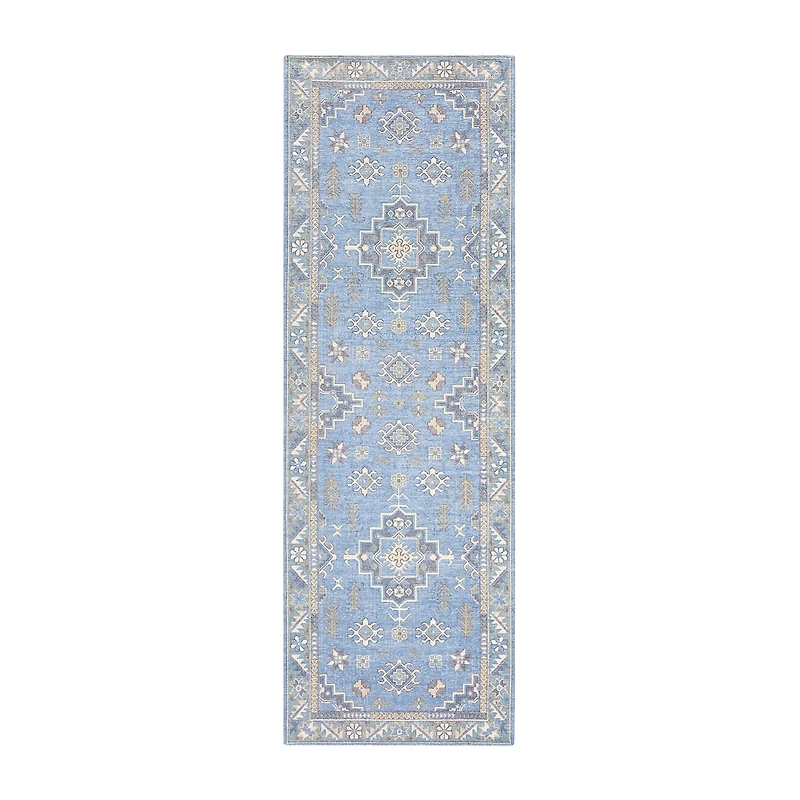 Town And Country Livie Medallion Washable 24" X 72" Indoor Rectangular Runner