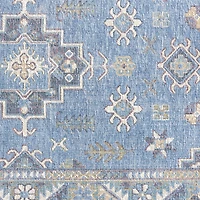 Town And Country Livie Medallion Washable 24" X 72" Indoor Rectangular Runner