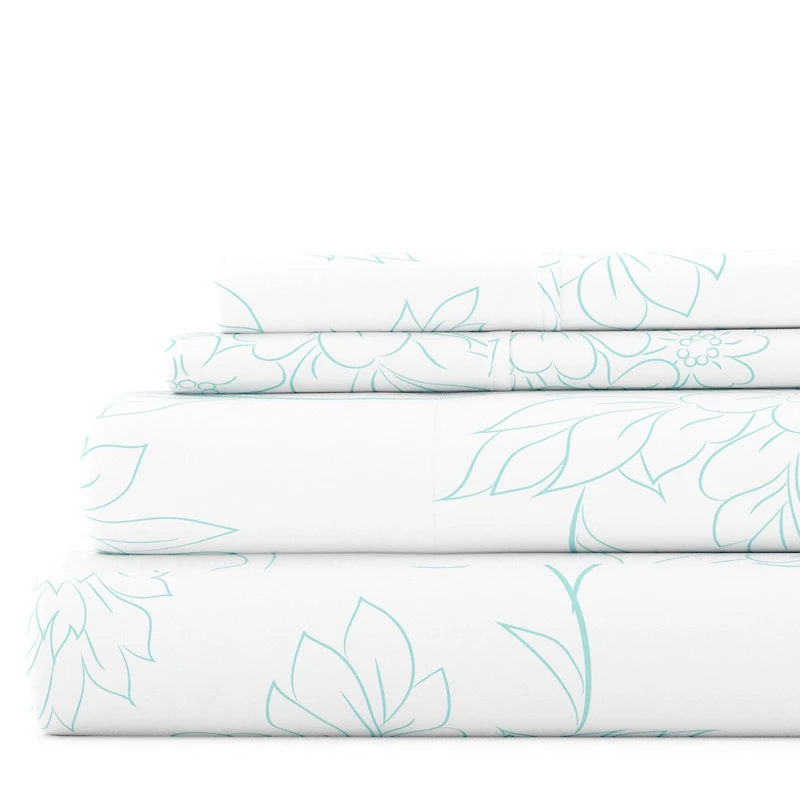 Casual Comfort™ Premium Ultra Soft Vine Pattern Microfiber Wrinkle Free Sheet Set