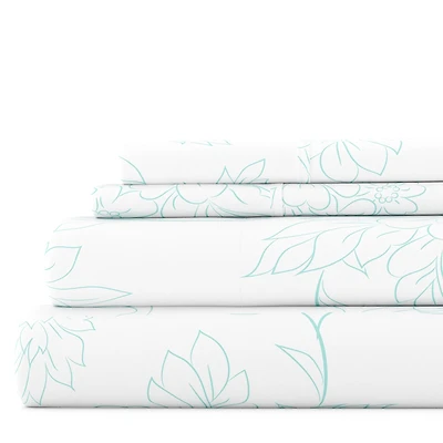 Casual Comfort™ Premium Ultra Soft Vine Pattern Microfiber Wrinkle Free Sheet Set
