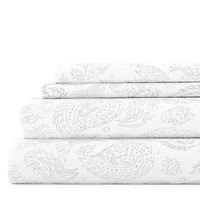 Casual Comfort™ Premium Ultra Soft Coarse Paisley Pattern Sheet Set