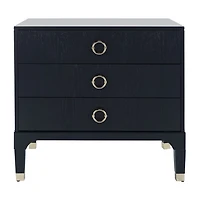 Lorna 3-Drawer Nightstand