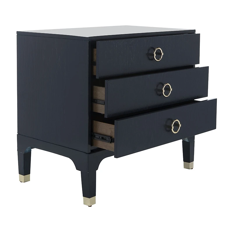 Lorna 3-Drawer Nightstand
