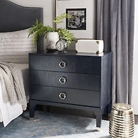 Lorna 3-Drawer Nightstand
