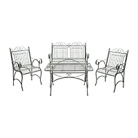 Leah Patio 4-pc. Iron Conversation Set