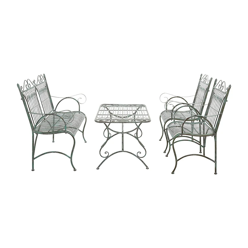 Leah Patio 4-pc. Iron Conversation Set