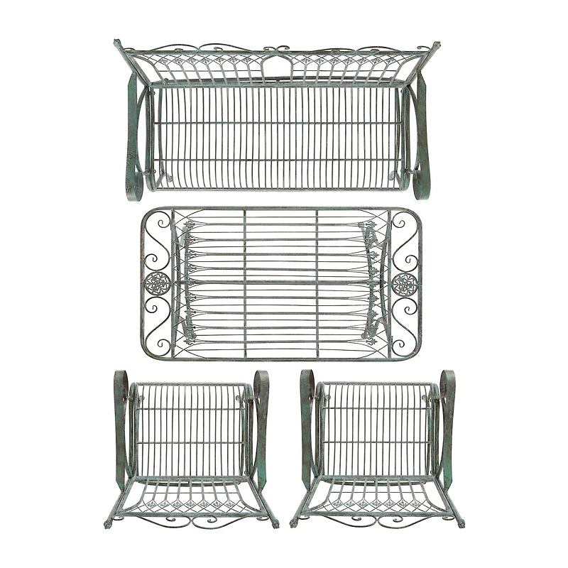 Leah Patio 4-pc. Iron Conversation Set
