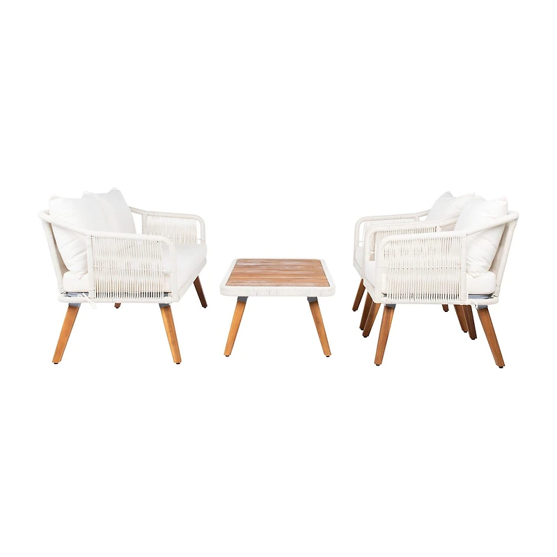 Safavieh Raldin Patio Collection 4-pc. Conversation Set Weather Resistant