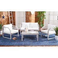 Safavieh Dren Collection 4-pc. Conversation Set Weather Resistant