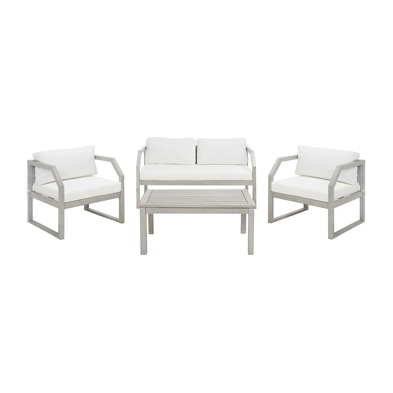 Safavieh Dren Collection 4-pc. Conversation Set Weather Resistant