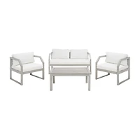 Safavieh Dren Collection 4-pc. Conversation Set Weather Resistant