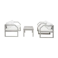 Safavieh Dren Collection 4-pc. Conversation Set Weather Resistant