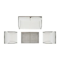 Safavieh Dren Collection 4-pc. Conversation Set Weather Resistant