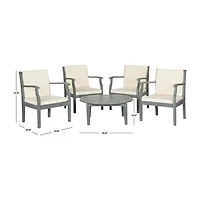 Safavieh Anaheim Patio Collection 5-pc. Conversation Set Weather Resistant